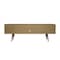 Manhattan Comfort Utopia 70.47" TV Stand with Splayed Wooden Legs and 4 Shelves in Maple Cream 19755 - alternate 4